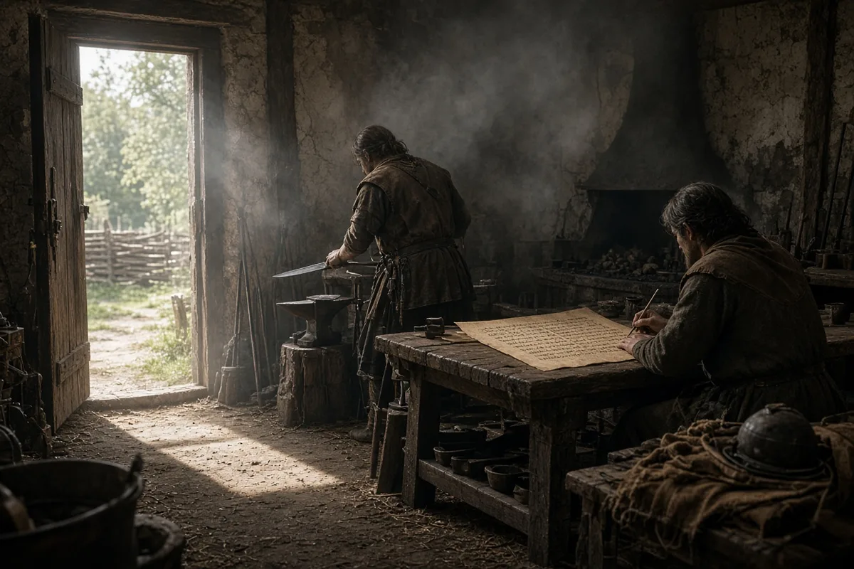 During the 878 campaign Alfred continued his scholarly work even while his forces rearmed in hidden strongholds.