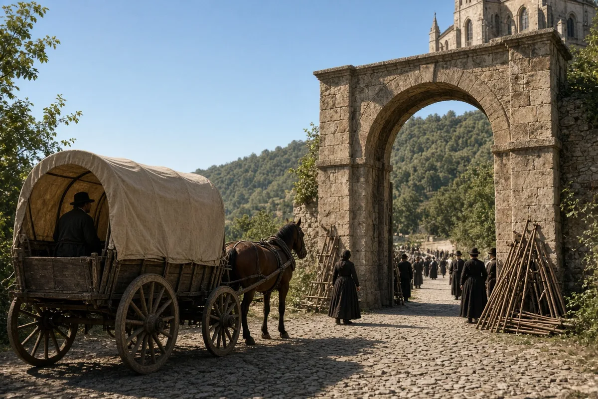 Gabriel Gargam traveled to the Lourdes shrine in August 1901 seeking healing.
