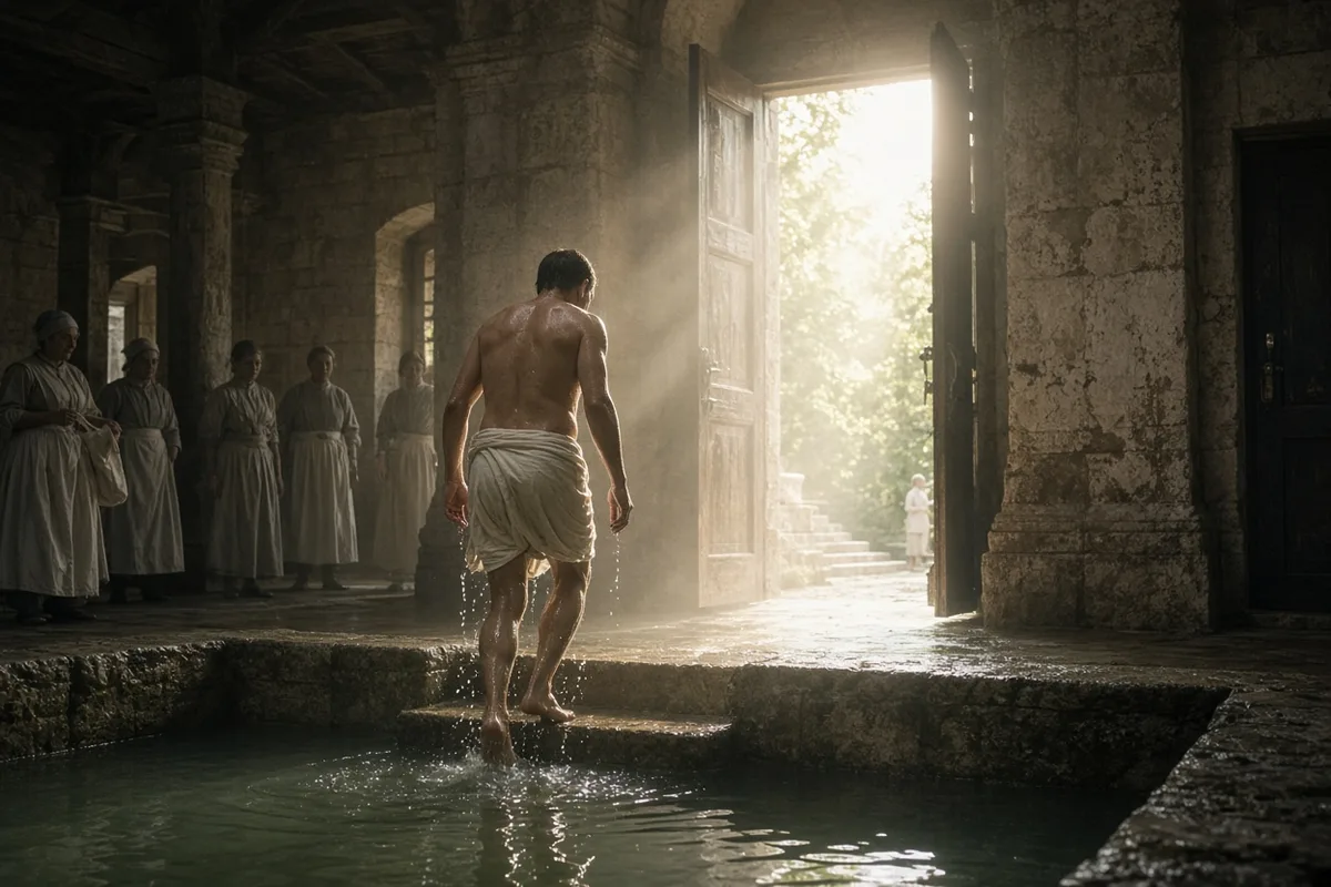 Gabriel Gargam walked unaided immediately after bathing at Lourdes on 20 August 1901.