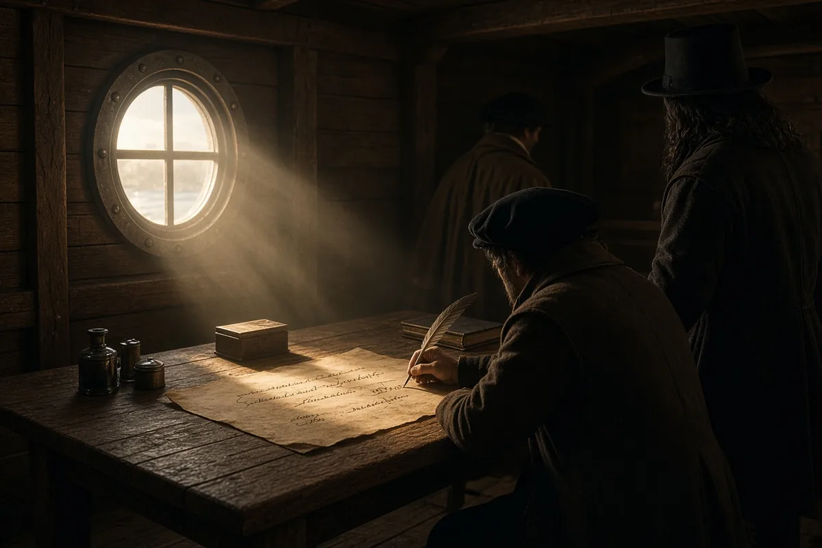 The compact was signed by Pilgrim leaders to bind the group to majority rule.