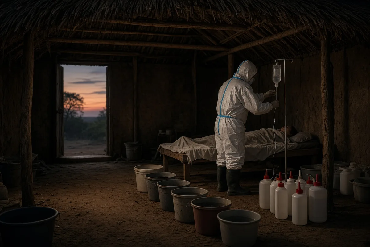 Dr. Komba continued providing direct care to Ebola patients without leaving.