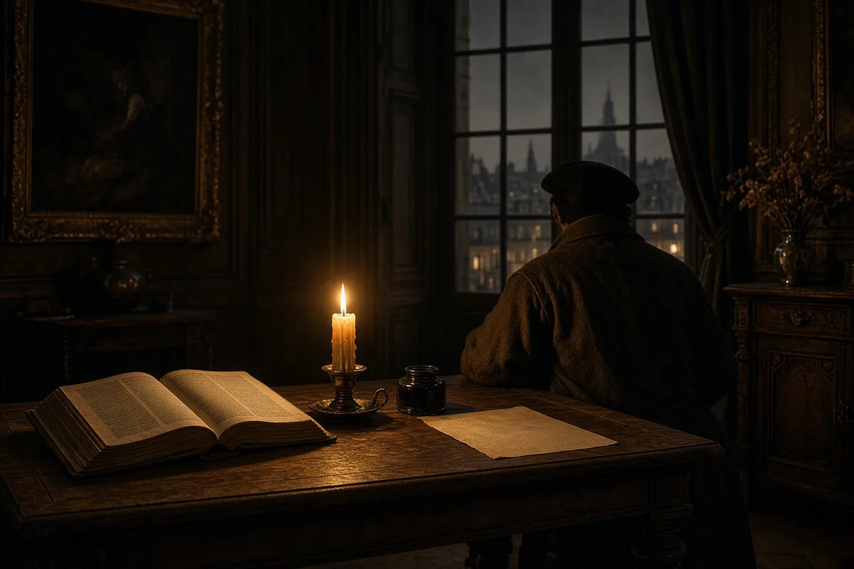 On the night of November 23, 1654, Blaise Pascal underwent a profound religious conversion experience in Paris.