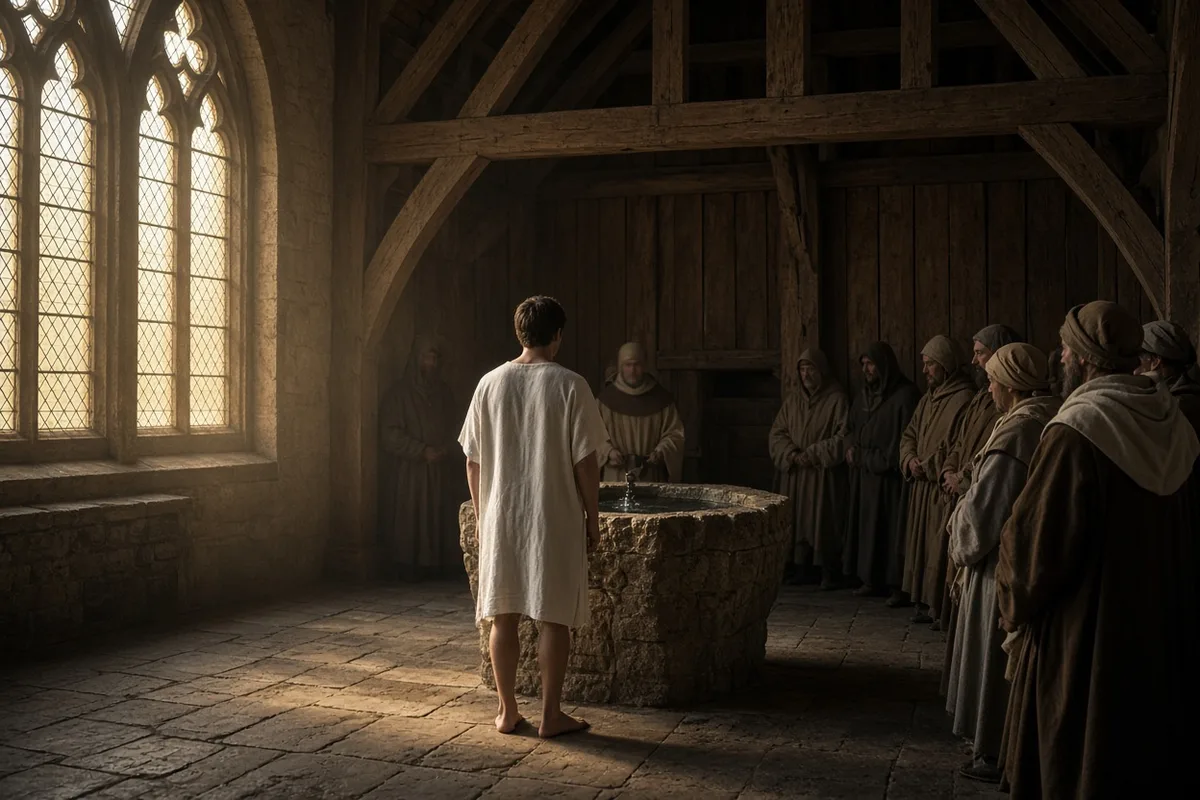 Martin’s baptism followed soon after the cloak incident in 336.