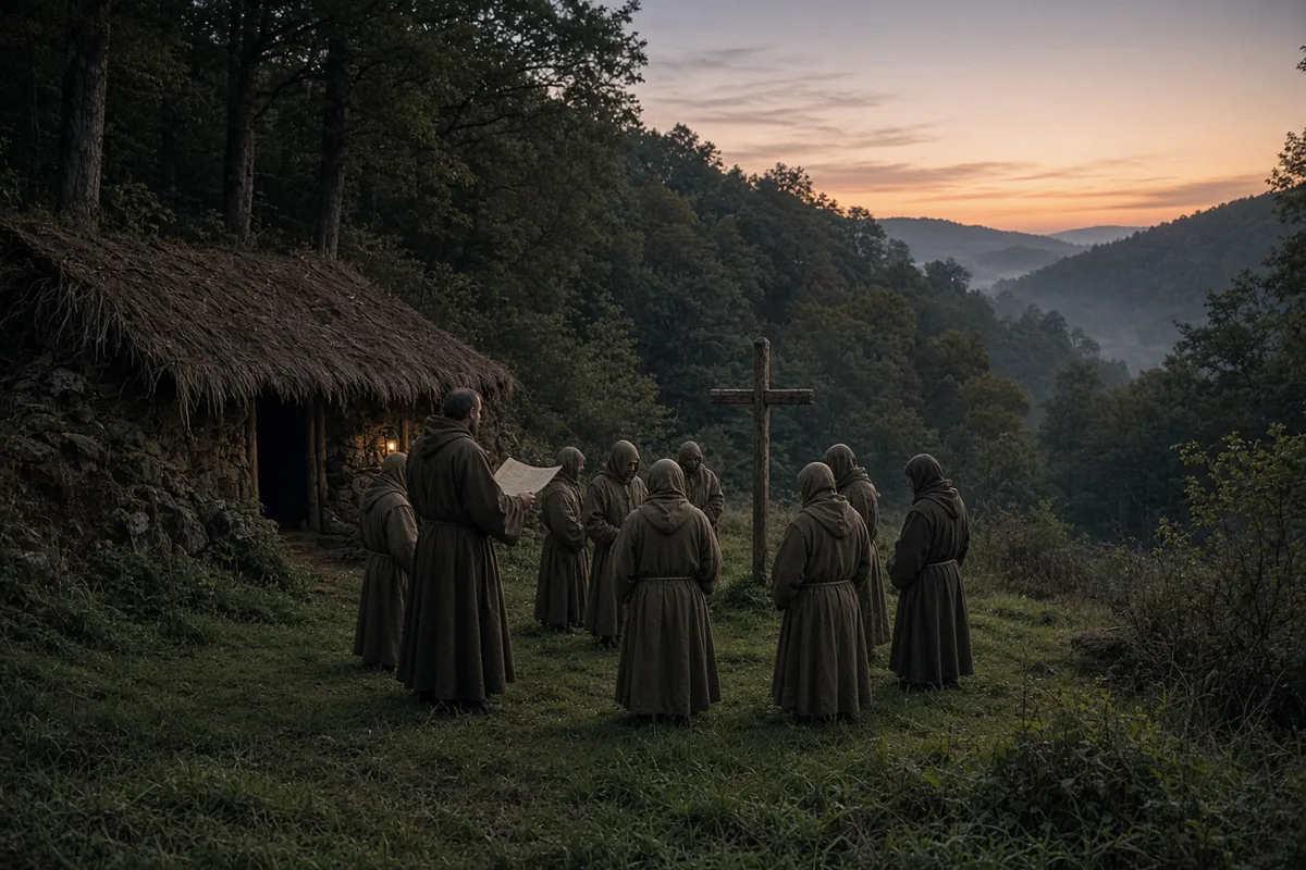 Martin’s foundation at Marmoutier became the model for Western monasticism.