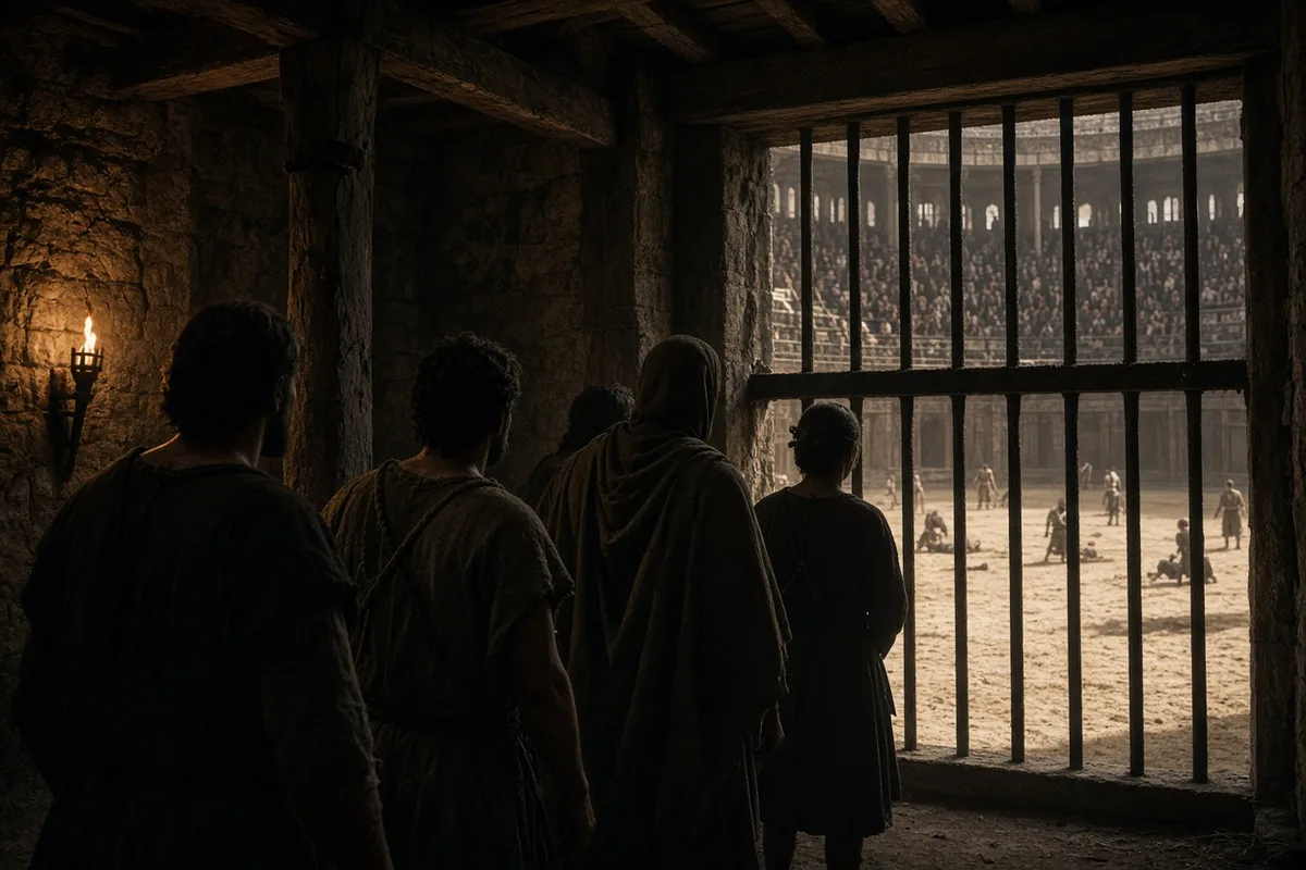 Her steadfast endurance strengthened the resolve of the remaining Christian prisoners.