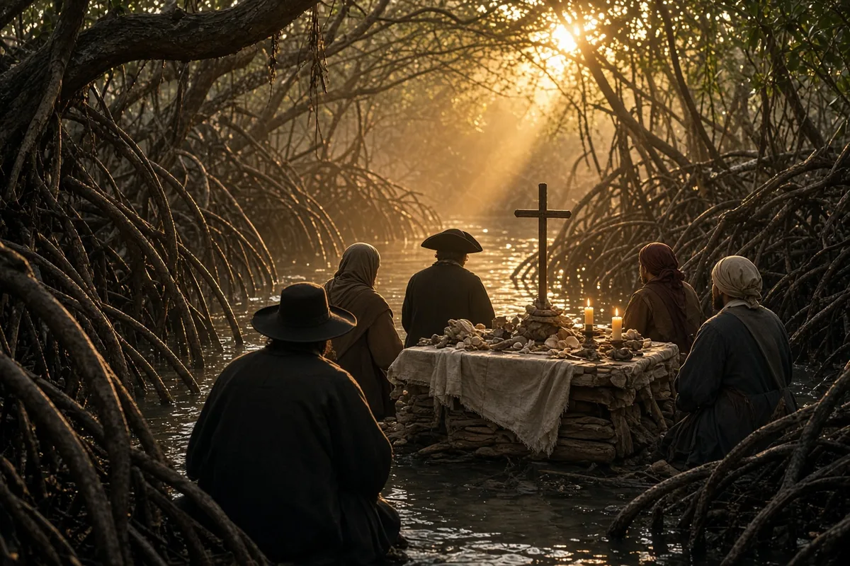 The ceremony marked the first recorded Christian observance in the Americas.