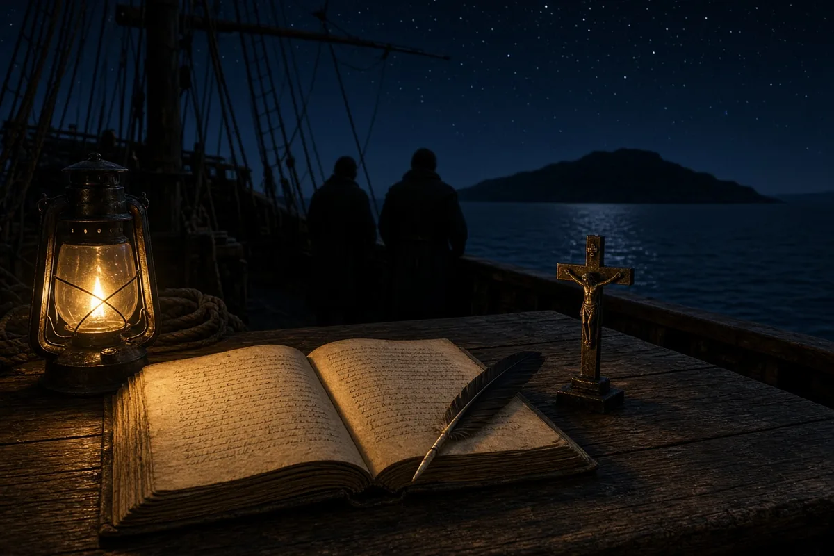 Columbus recorded the naming of San Salvador in his journal on the night of the landfall.