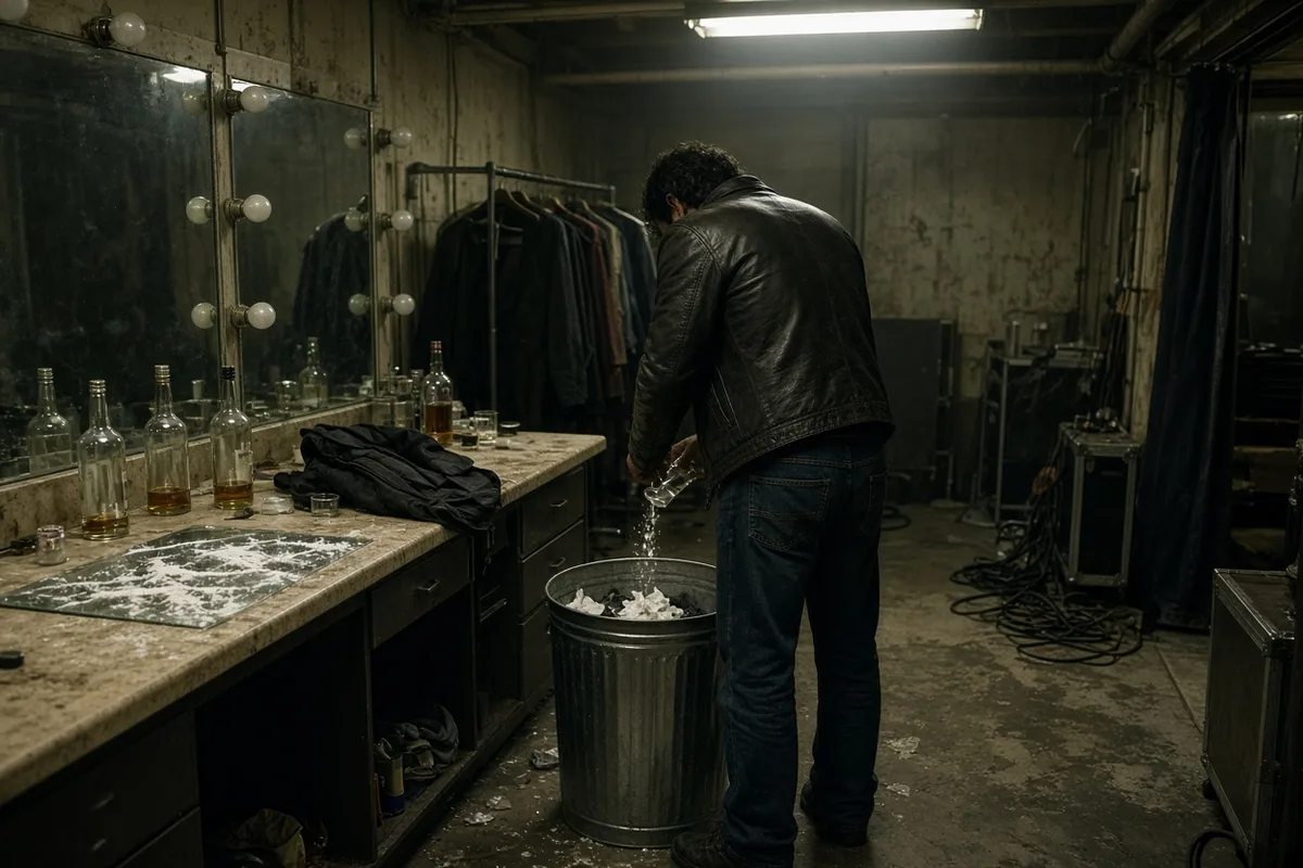 Welch immediately began discarding his substance abuse paraphernalia after his spiritual awakening.