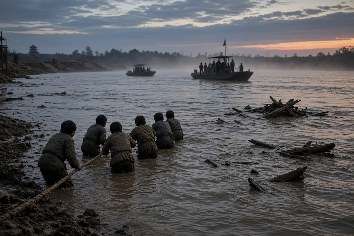 Aylward led the orphans across the Yellow River during the 1940 Japanese advance.