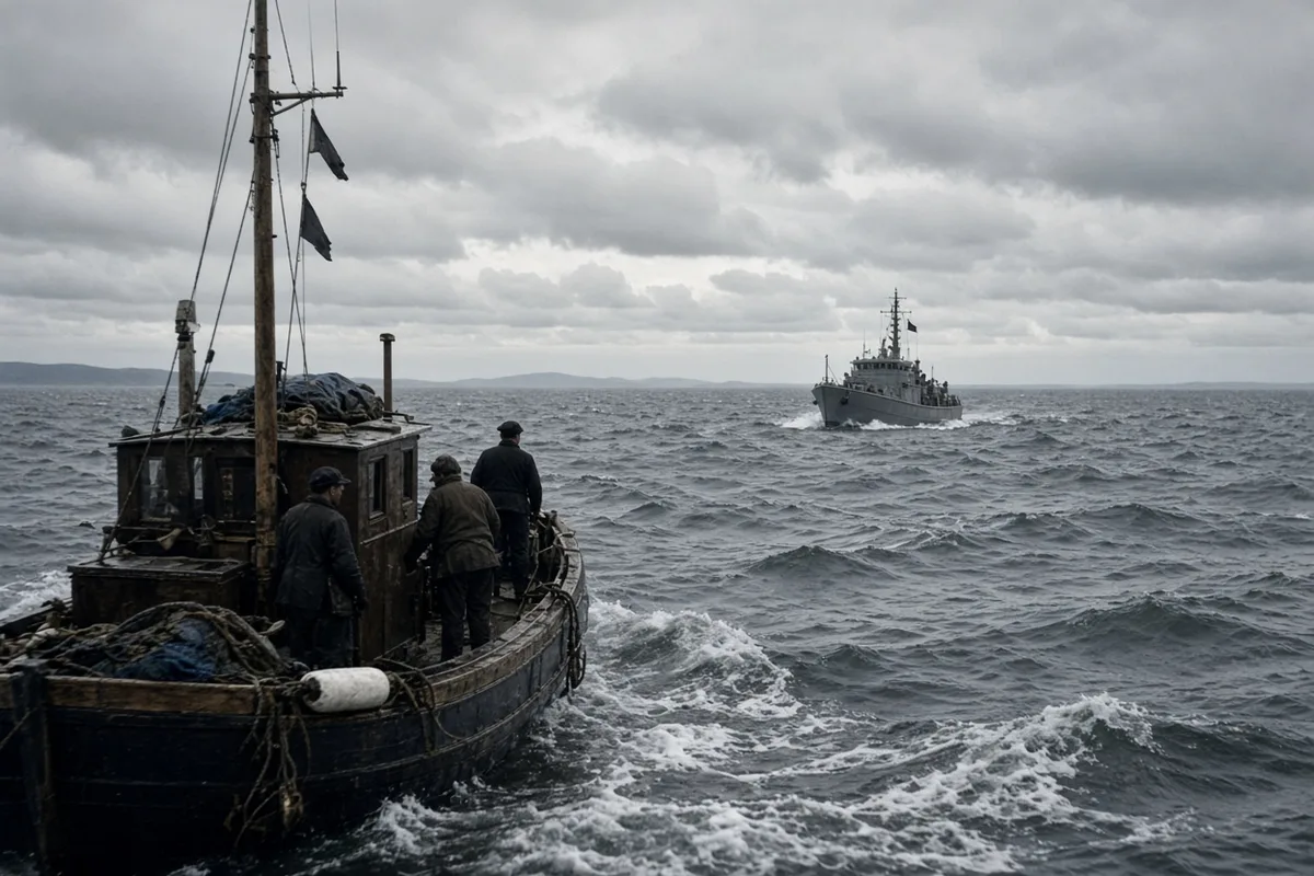 The fishermen navigated their boats through waters patrolled by German forces to reach neutral Sweden.