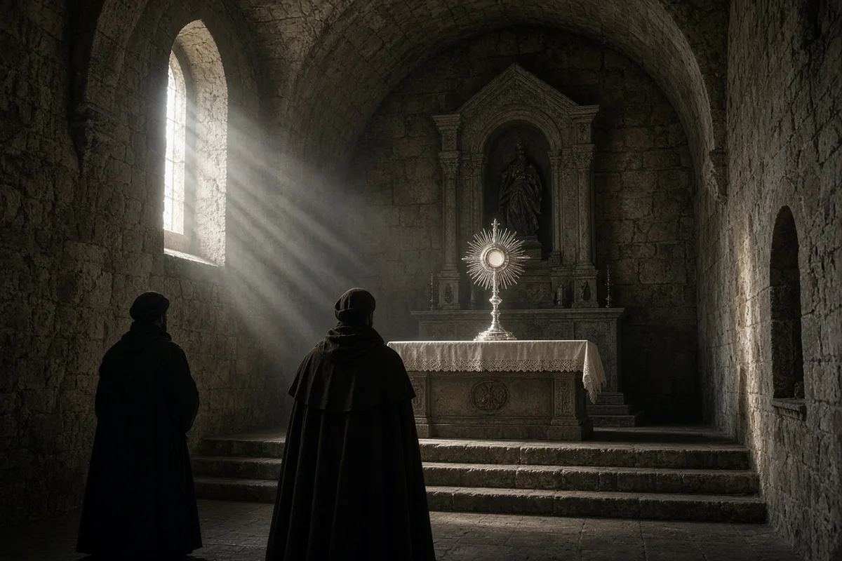 The Eucharistic miracle of Santarem has been preserved and venerated for more than seven hundred years.