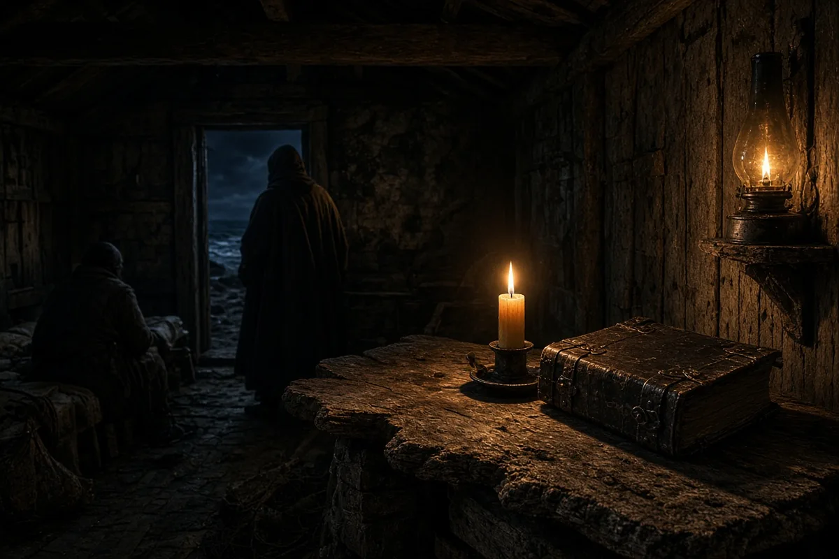 Anskar continued to celebrate Mass in secret locations when open worship was forbidden.