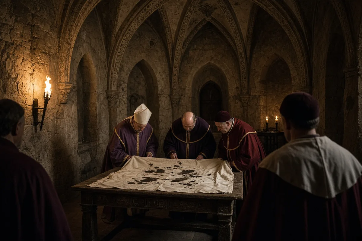 The corporal was brought to Orvieto and presented to Pope Urban IV.