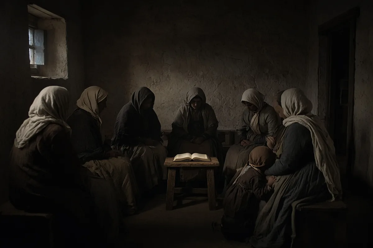 Fry organized regular Bible readings and moral instruction for the women and their children inside the prison.