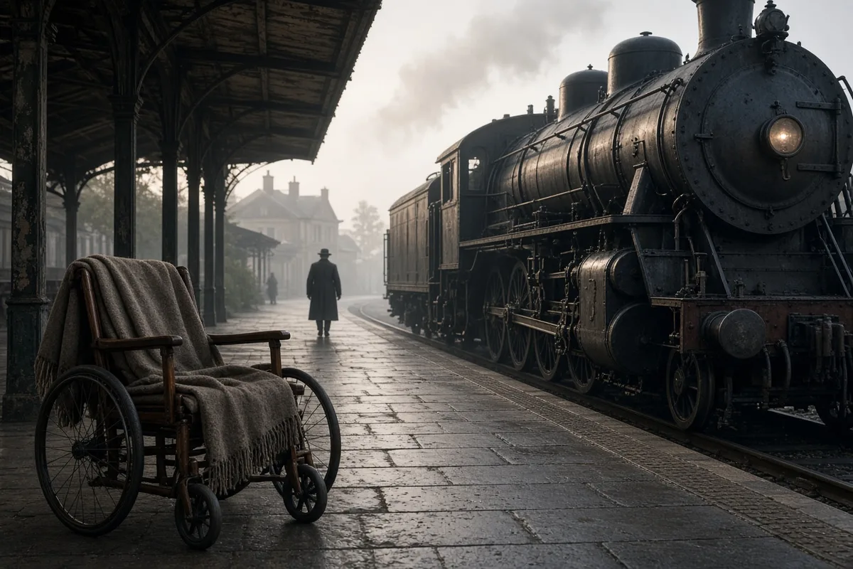 Lydia Gouardo arrived by rail at Lourdes in 1958 seeking relief from paralysis.