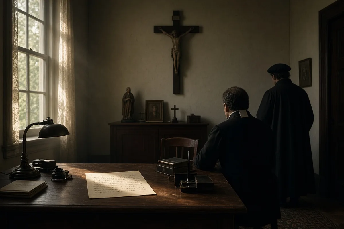 Edith Stein formally requested baptism after months of private study.