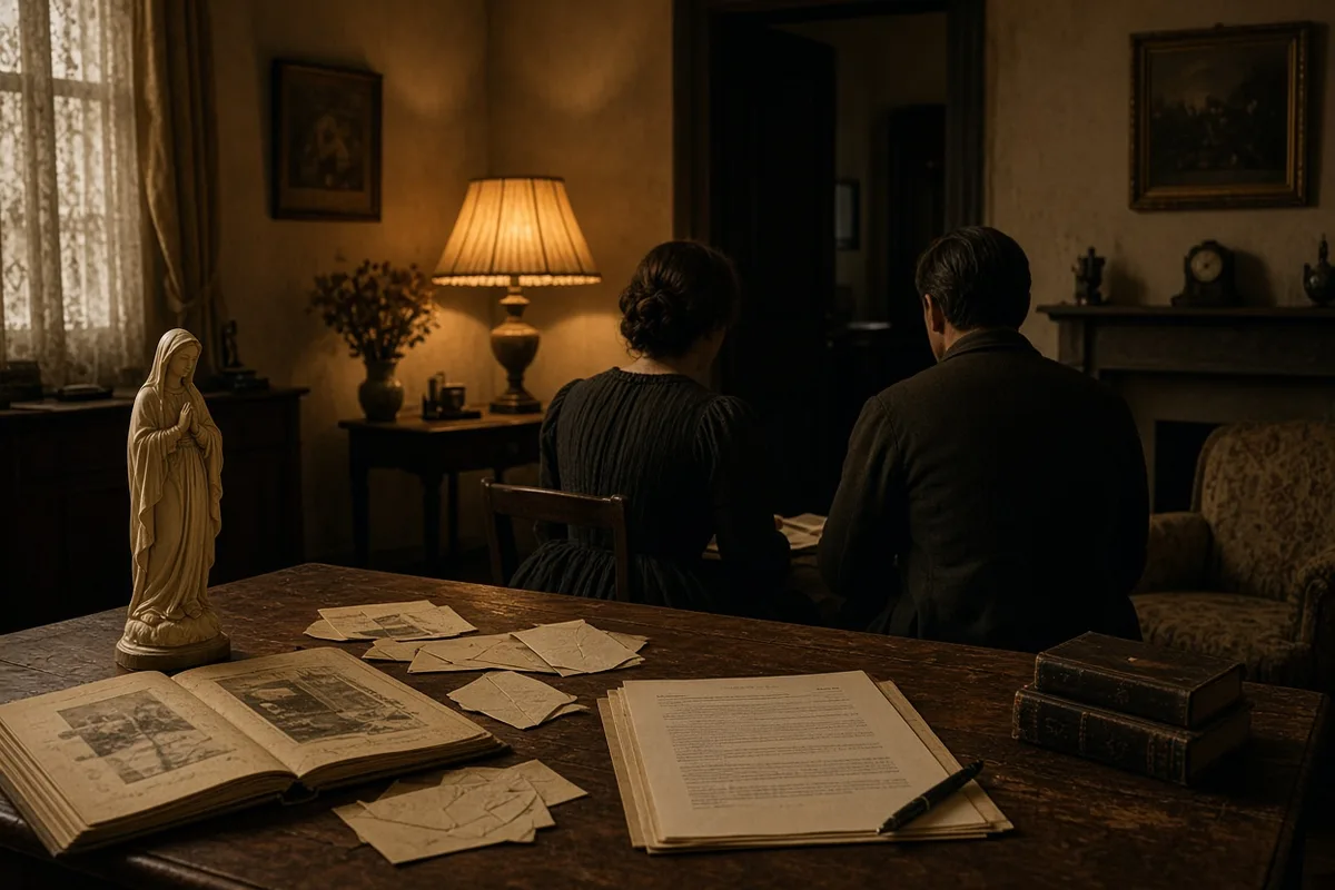 The Fretel family preserved the medical documentation of the 1950 healing at Lourdes.
