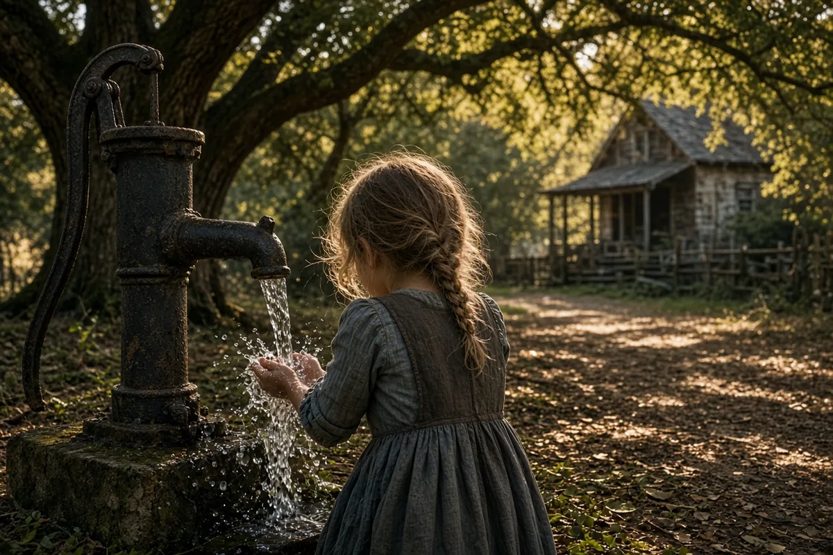 On April 5, 1887, at the pump behind the Keller house, Helen suddenly understood that the spelled word “w-a-t-e-r” named the liquid.