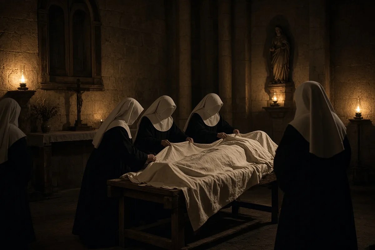 Her body was initially buried in the convent cemetery according to the rule of the Poor Clares.