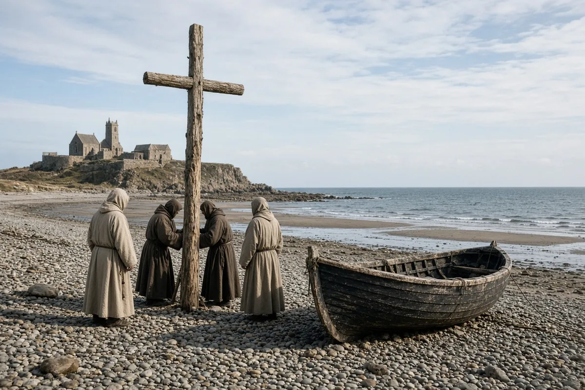 Augustine and his companions first set foot in England near the Isle of Thanet.