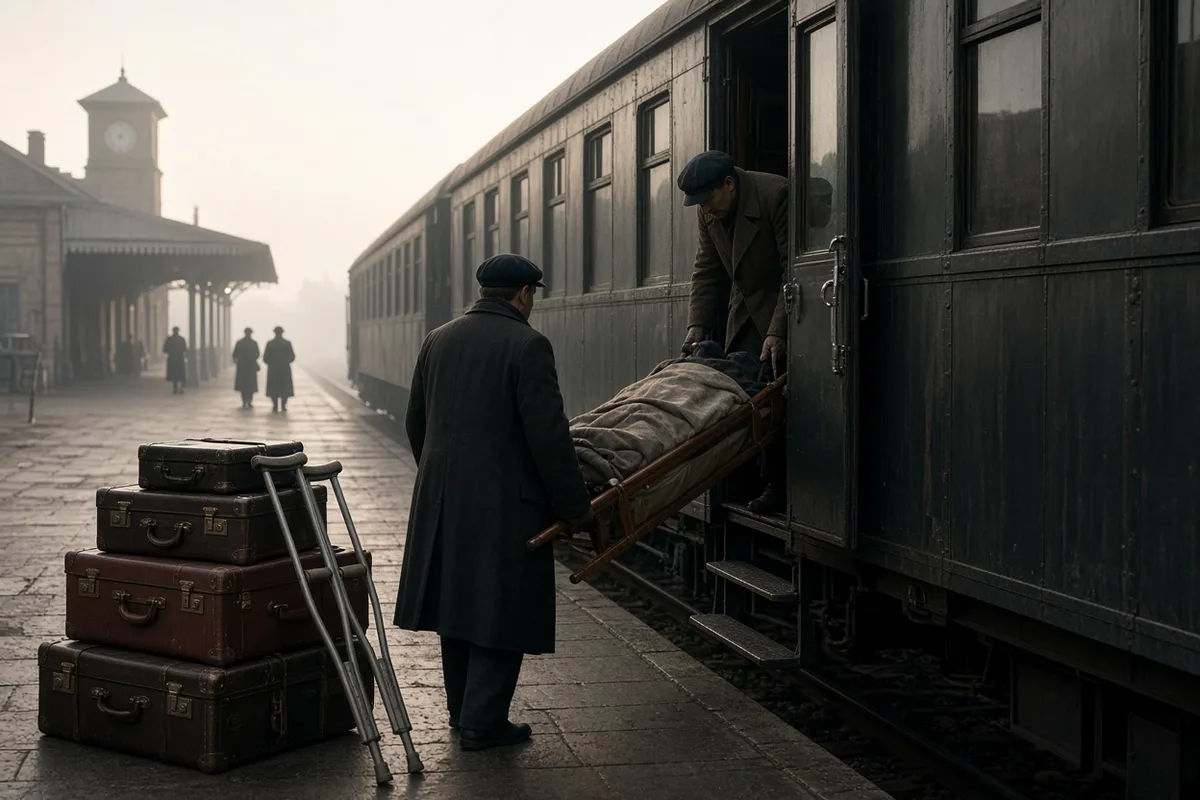 Suzanne Aubry arrived by train at Lourdes in 1955 suffering from osteomyelitis.