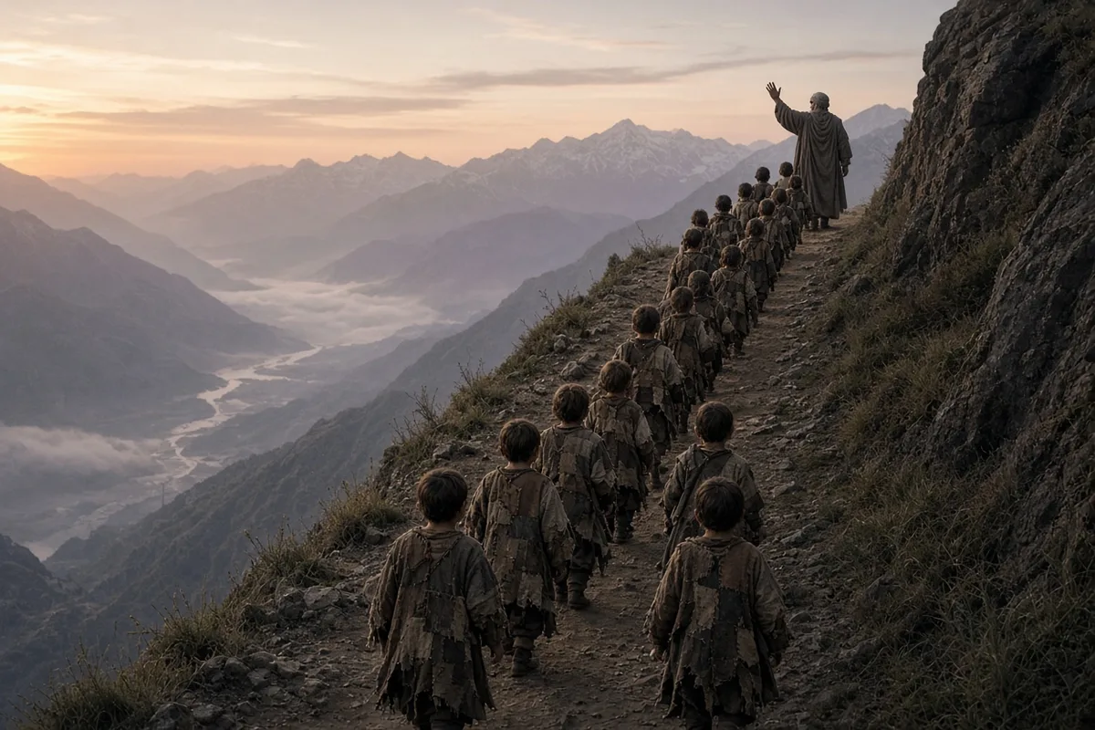 Aylward led nearly a hundred orphans on a grueling trek over mountain passes to escape the advancing army.