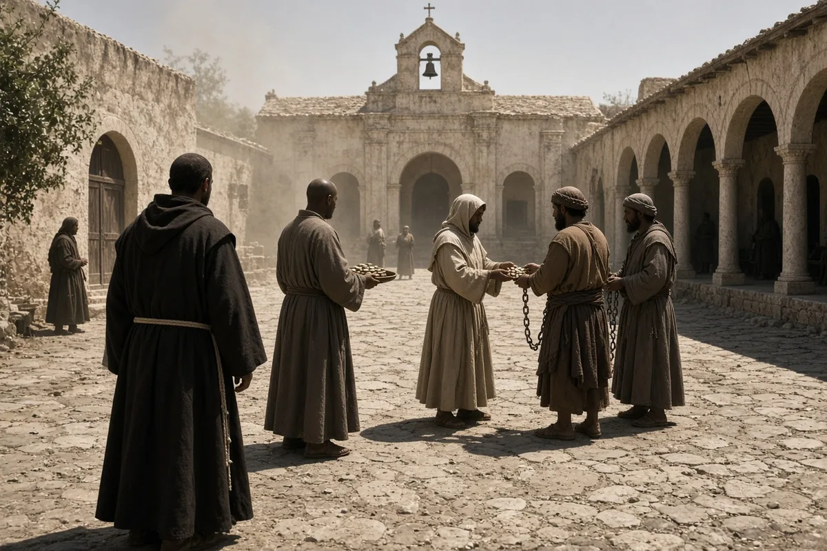Augustine used church funds to redeem slaves.