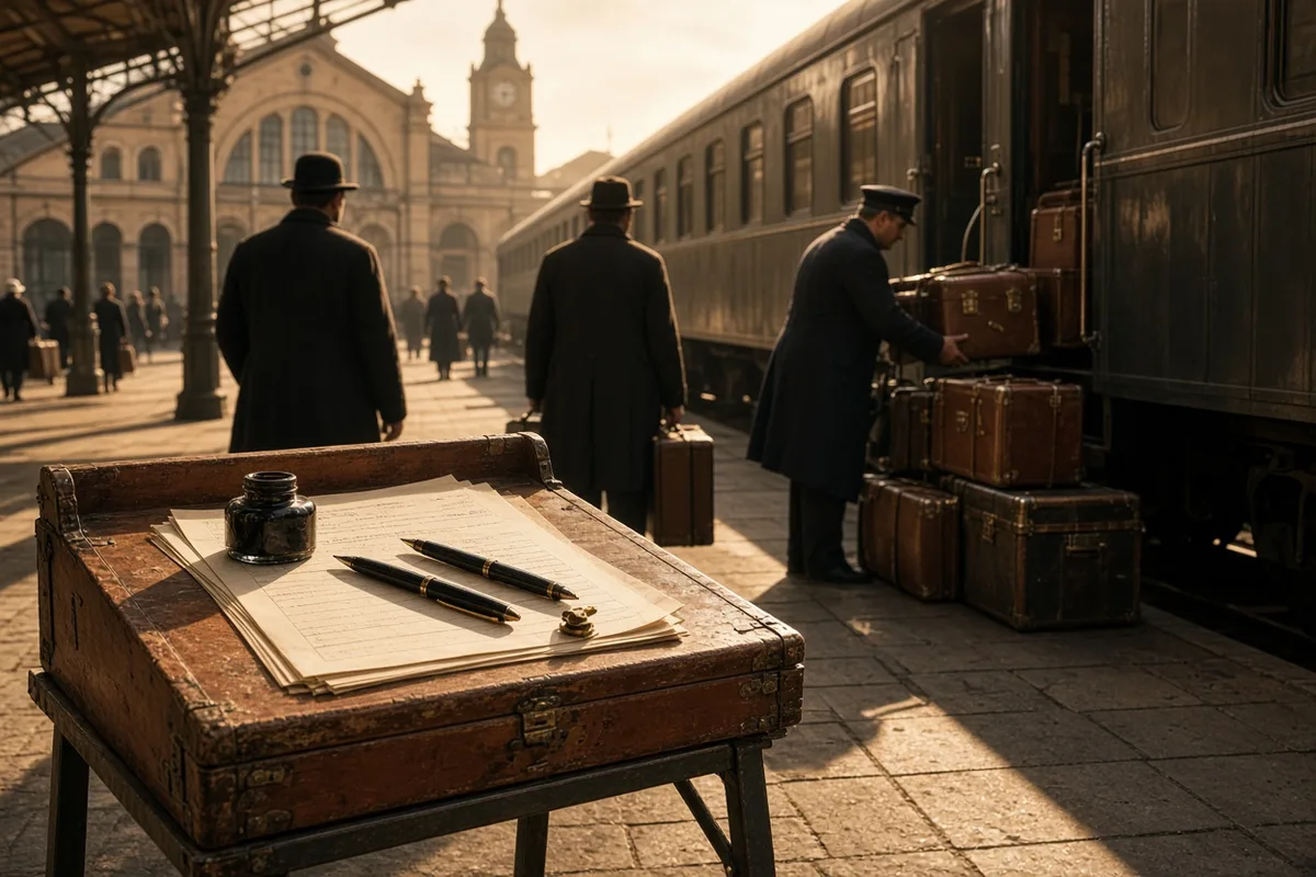Sugihara kept writing visas until the moment his train was scheduled to depart.