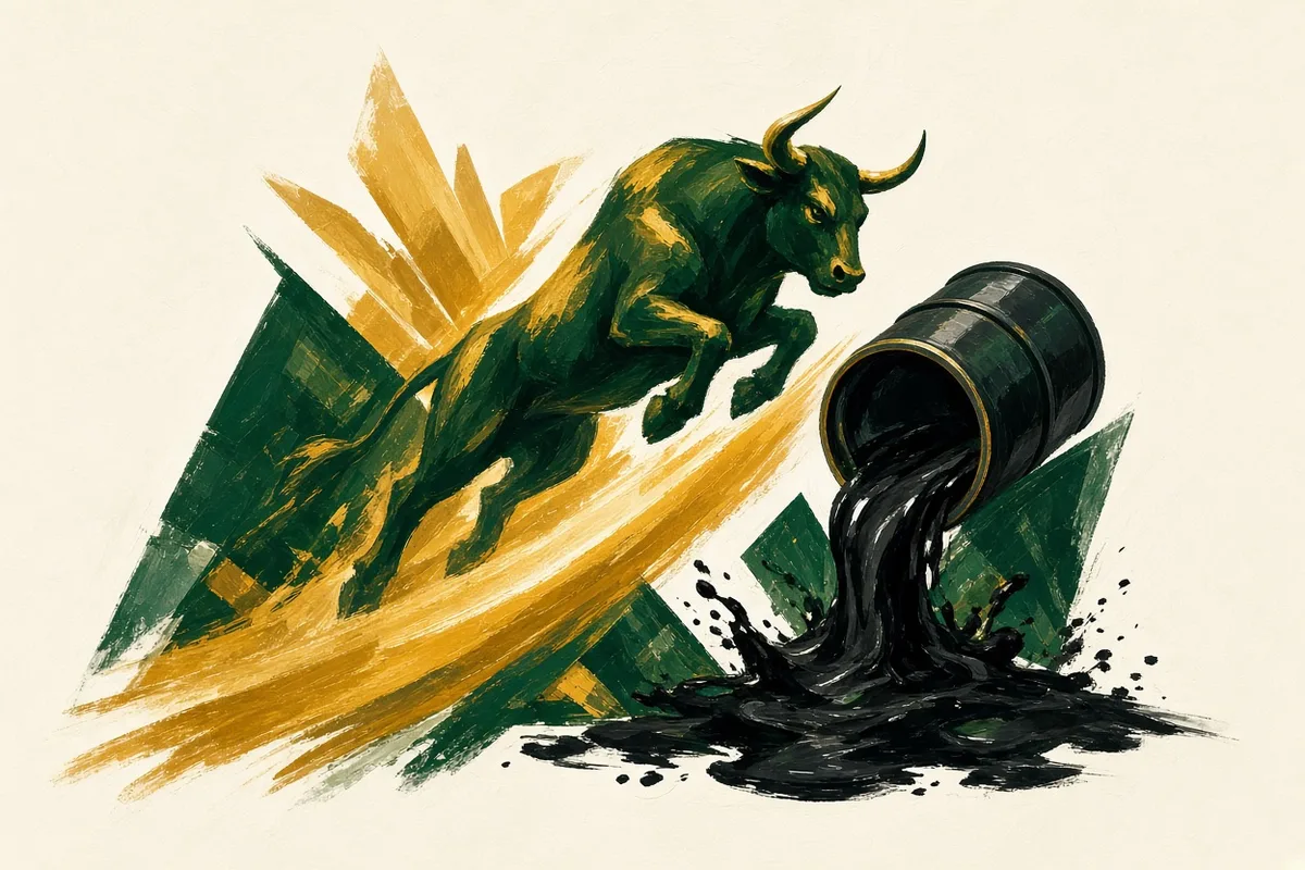 US Futures Rise, Brent Crude Falls