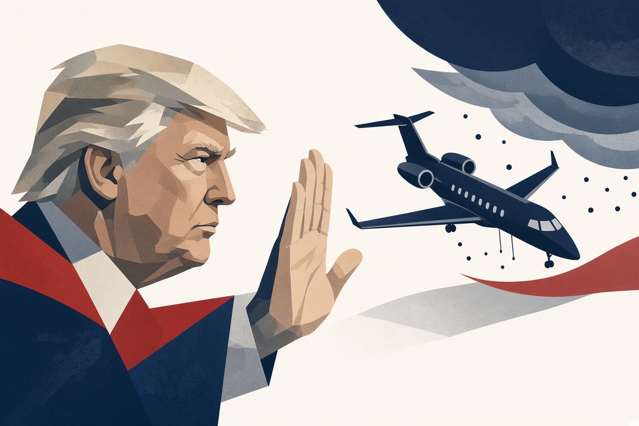 Bombardier shares drop after Trump threatens US ban on its jets