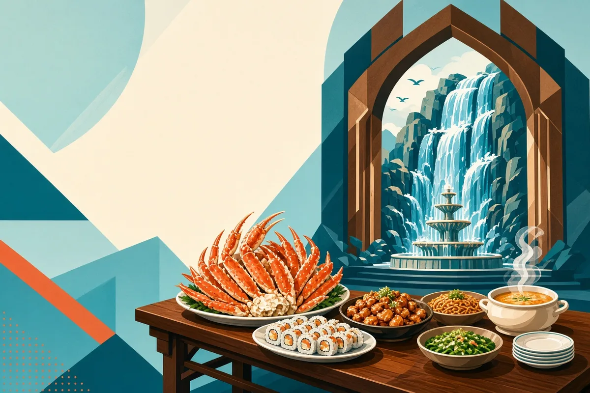 Three States Highlight All-You-Can-Eat Buffets With Seafood Spreads