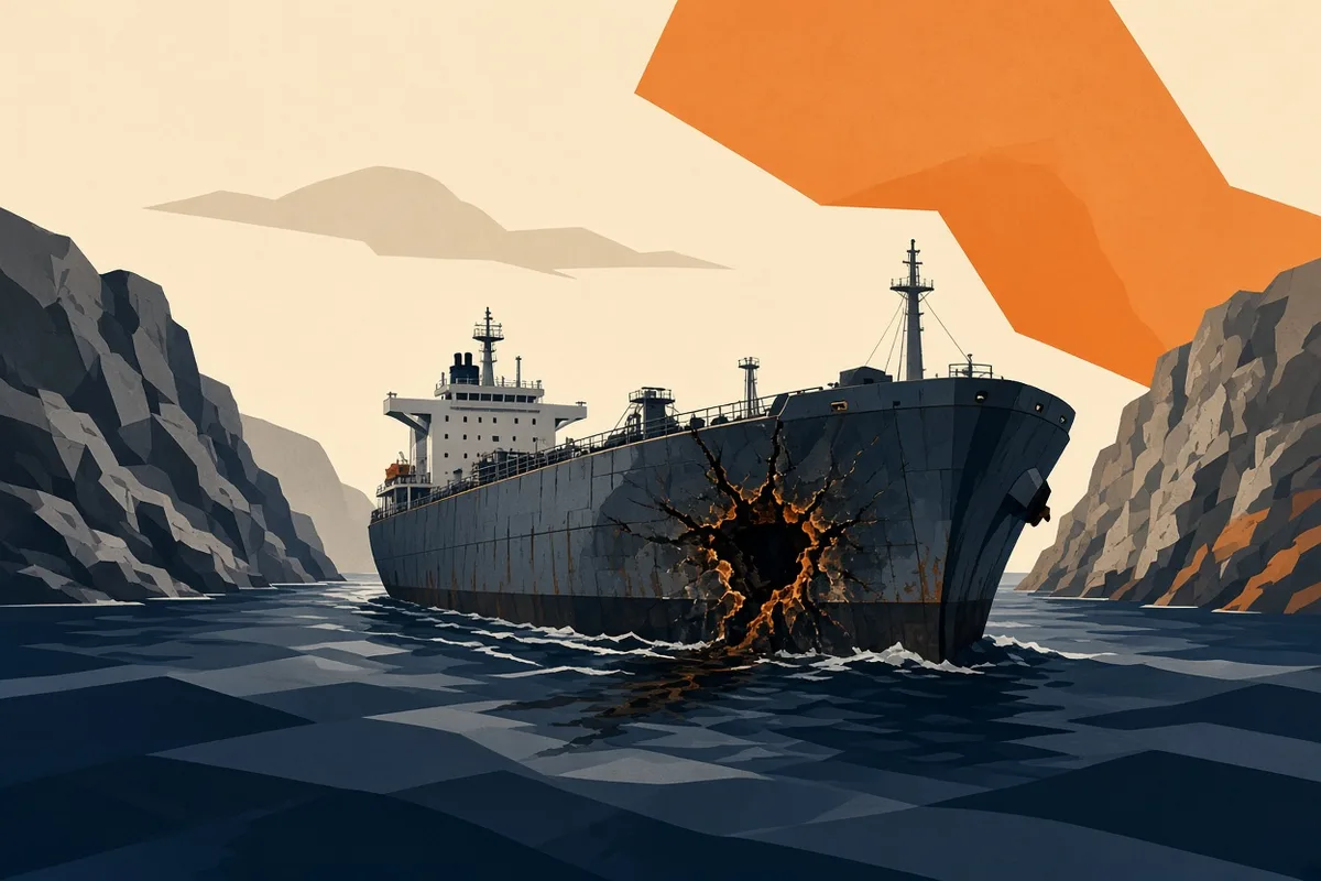 Tanker Hit, Two Injured in Strait of Hormuz