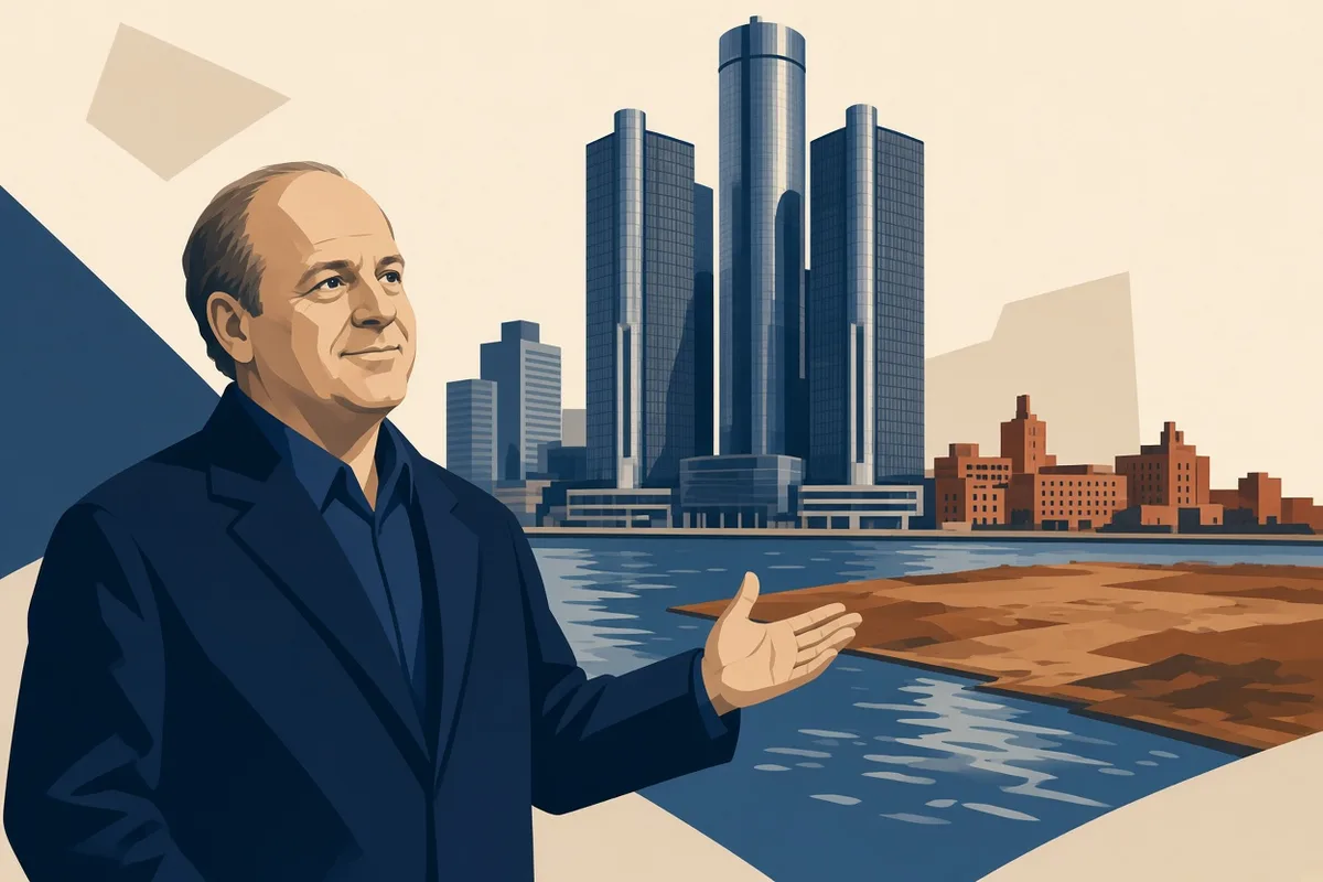 Gilbert Pledges $1 Billion for RenCen, Riverfront