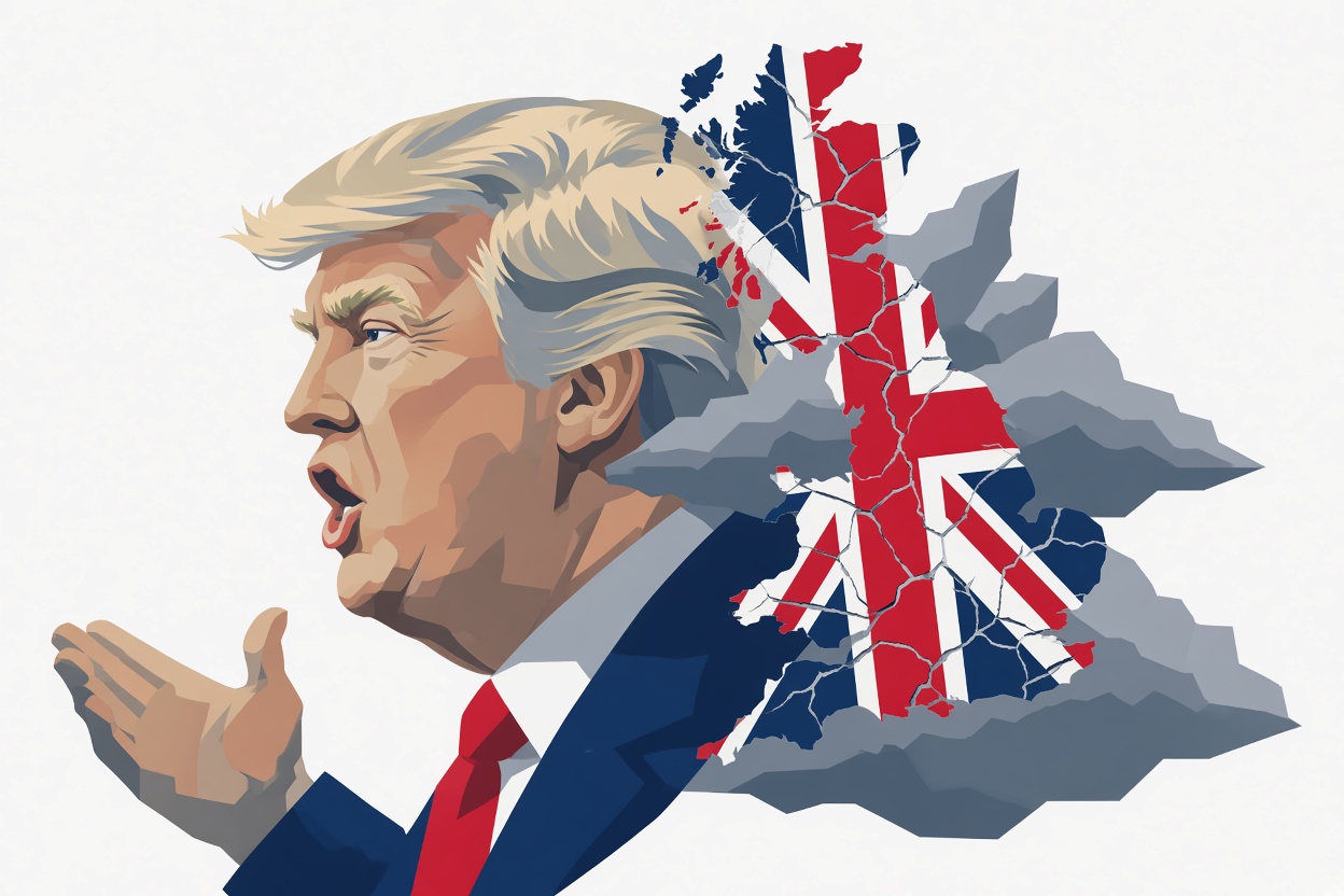 Trump says UK is 'on the edge of disaster' over energy, migration