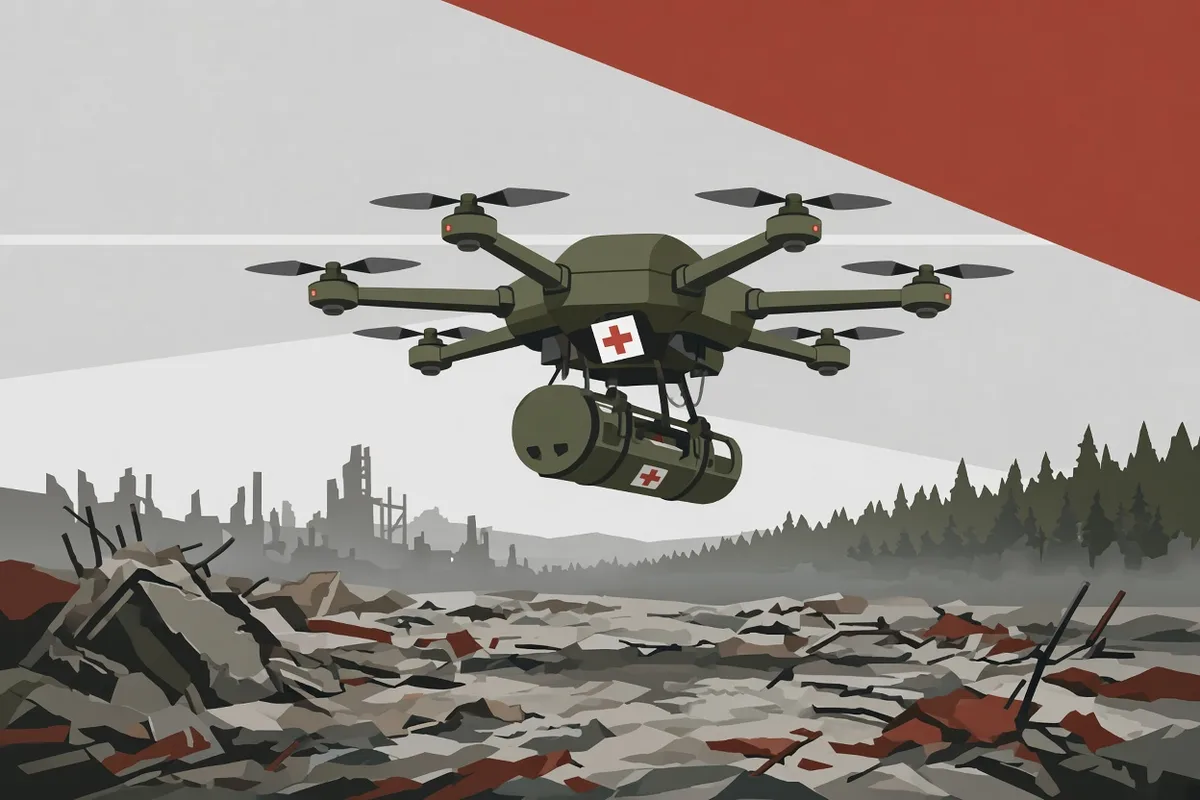 AP gets exclusive look at 'StarGate,' Ukraine's first aerial drone to evacuate wounded soldiers