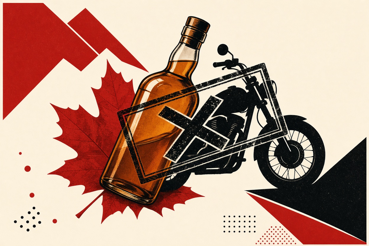 U.S. announces bans on Canadian imports including alcohol, motorcycles