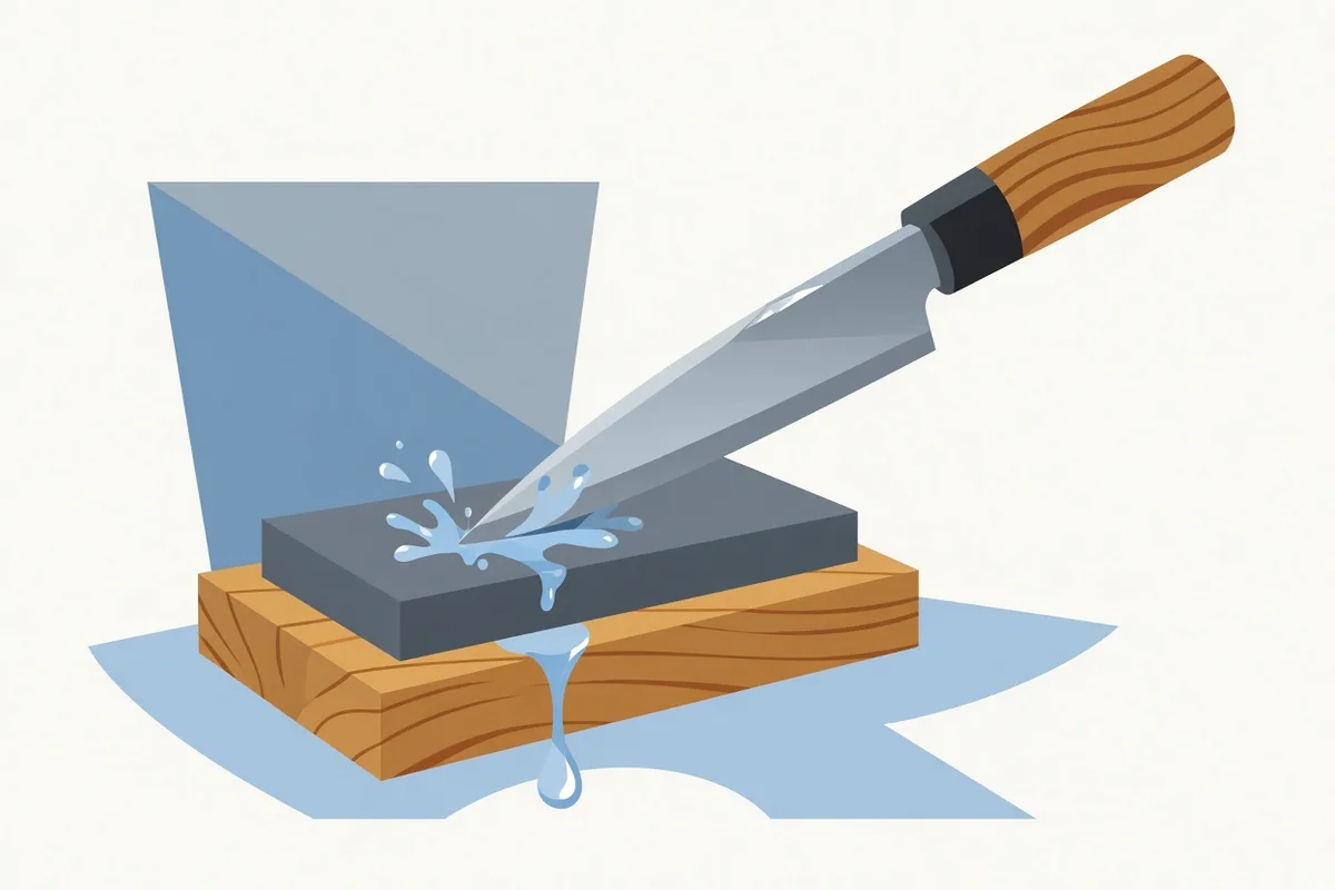 How to sharpen a kitchen knife