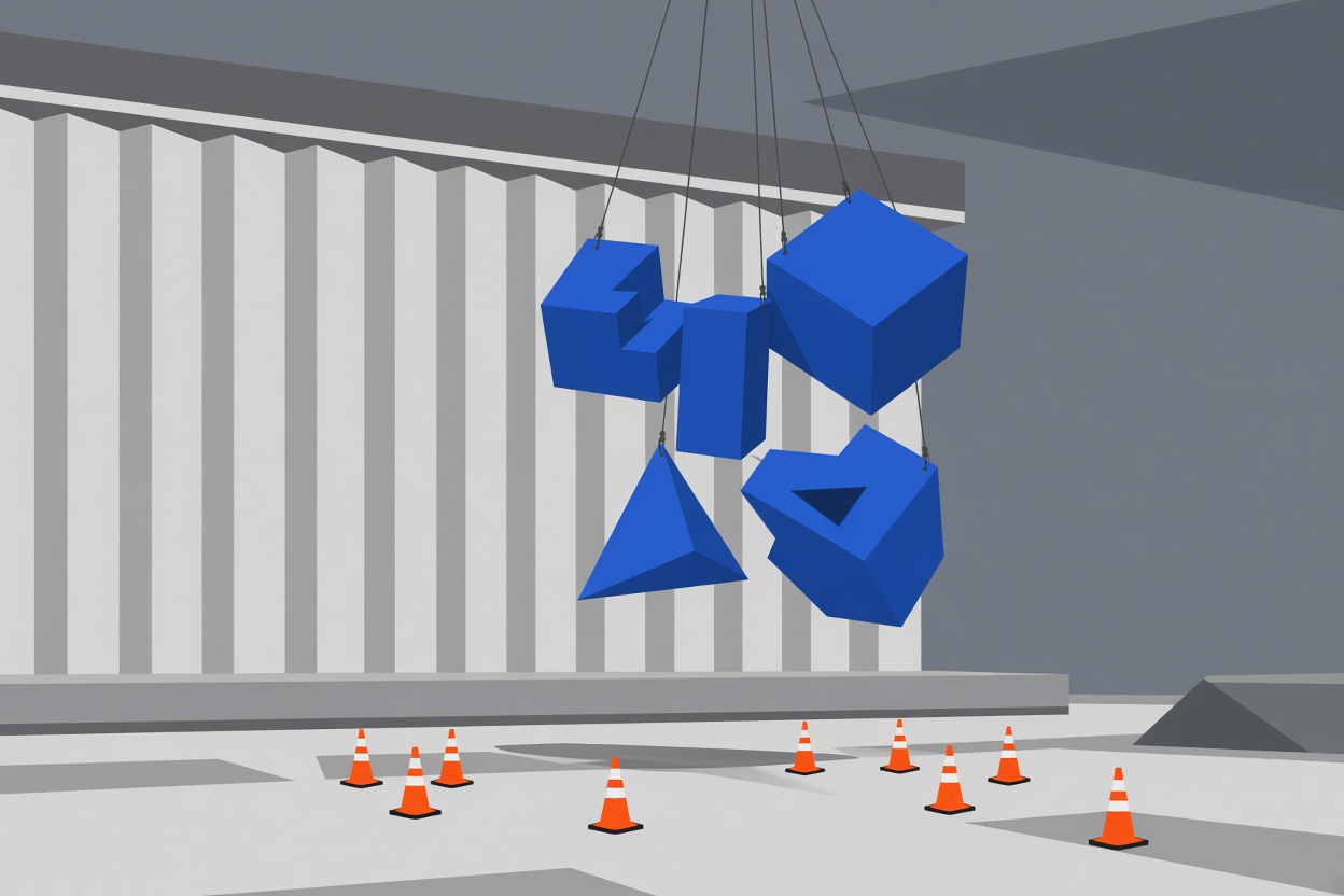 Kennedy Center removes 'Blue' sculpture as parkway lanes close