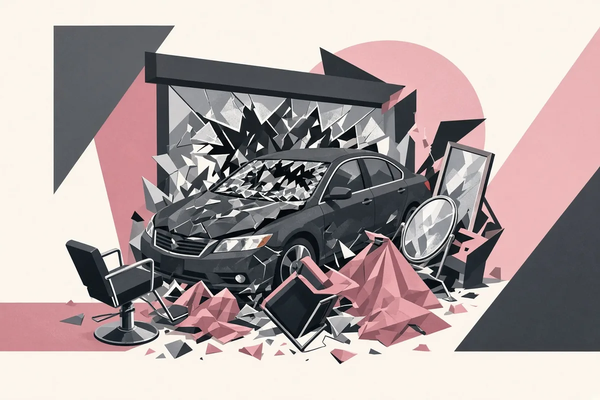 BMW Crashes Into Jacksonville Salon, Pins Three