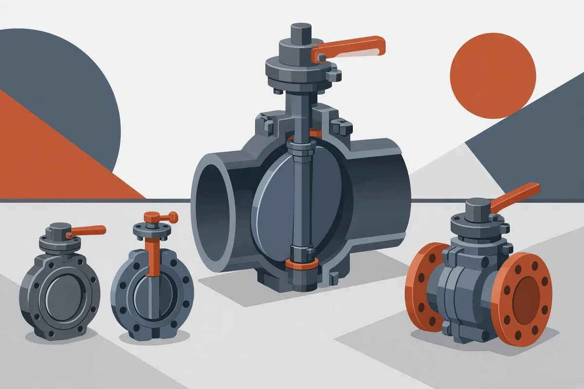 Supplier offers industrial butterfly valves in wafer lug and flanged designs