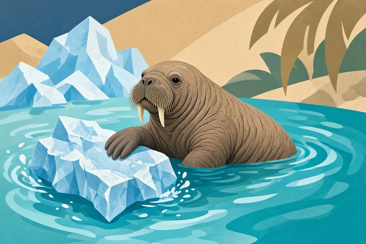 Rescued Alaska Walrus Calf Finds Home in Orlando