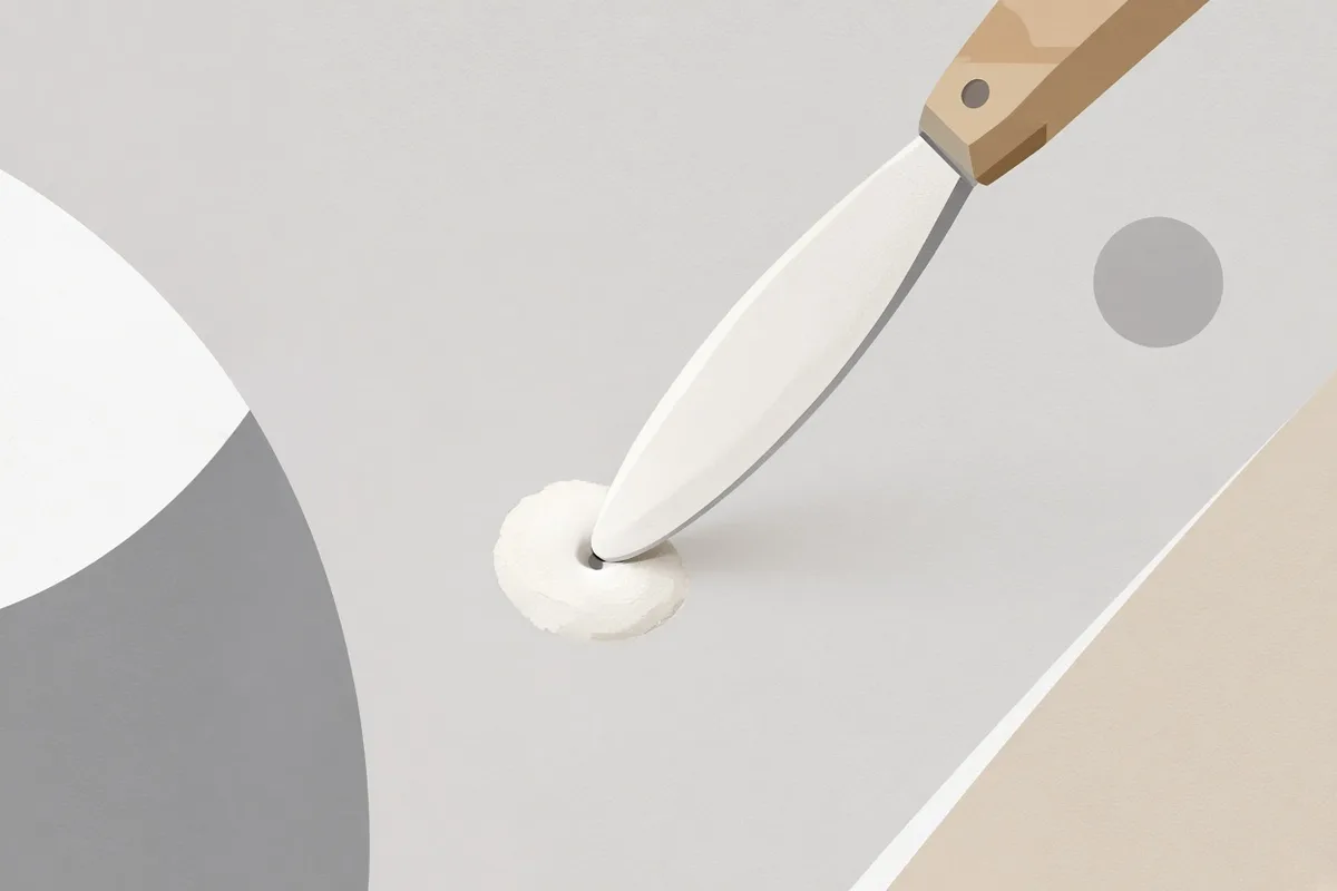 How to patch a small drywall hole