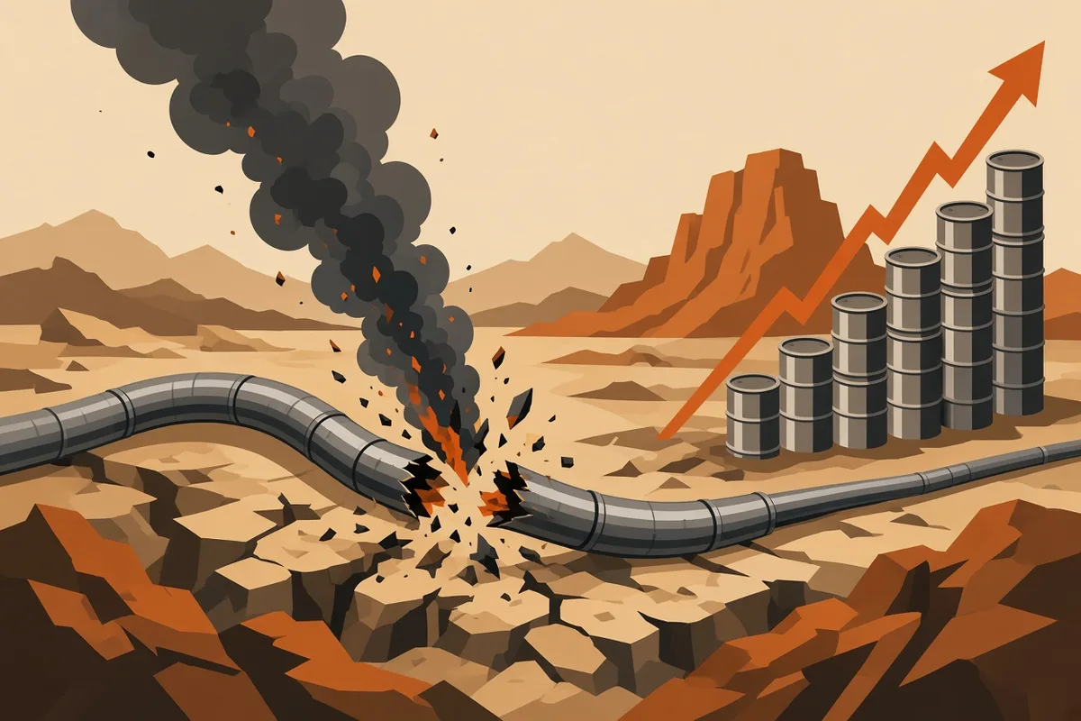 Saudi pipeline shut for weeks after drone attack, oil prices surge