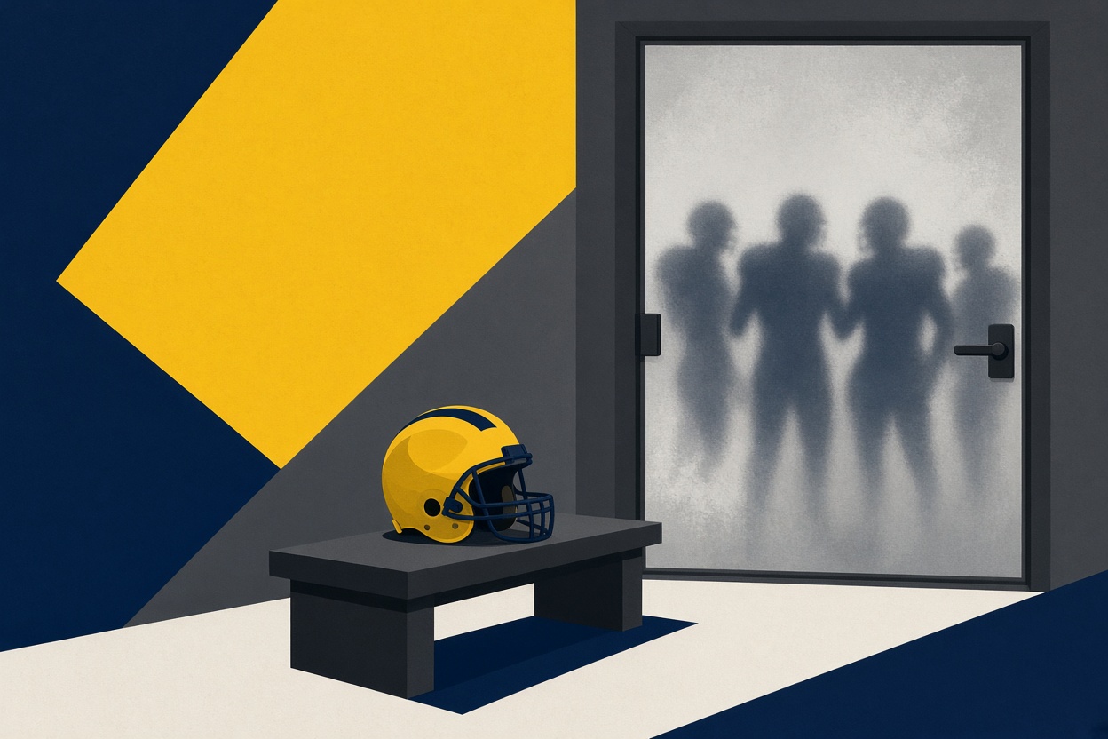 Inside Michigan football's players-only meeting after the Western Michigan game