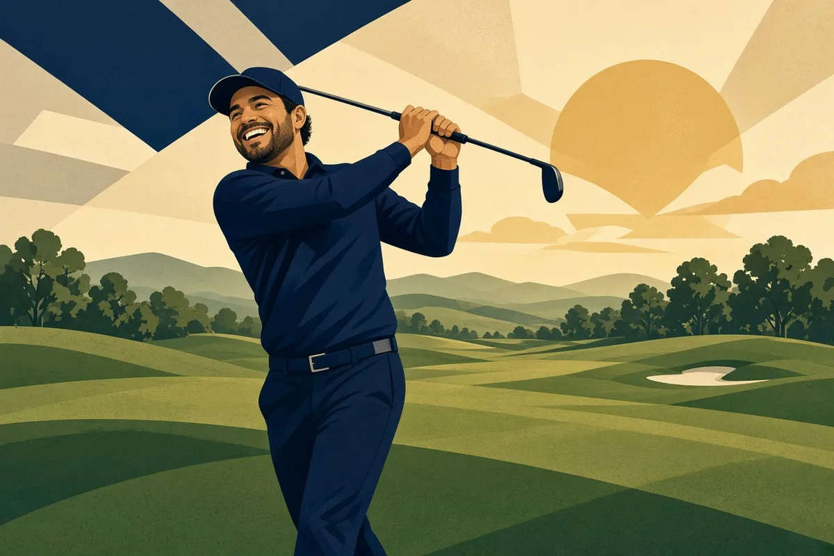 JJ Spaun Wins BMW PGA Championship Debut