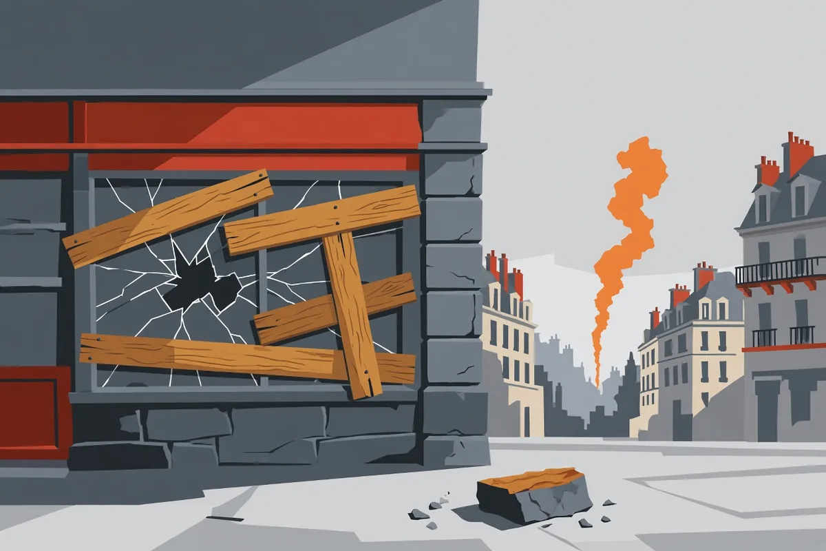 Paris shopkeepers board up storefronts ahead of weekend protests