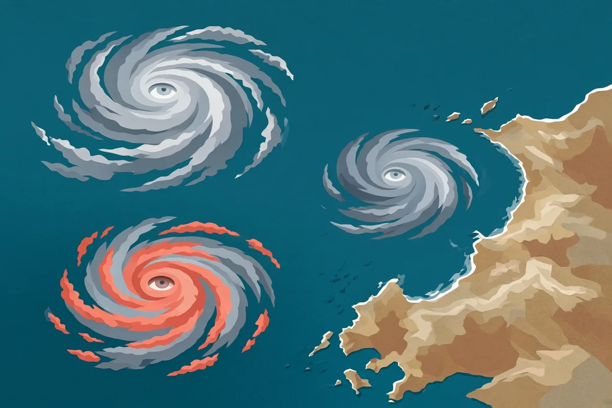 Pacific sees three hurricanes at once as El Niño boosts activity