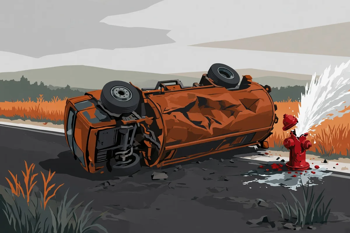 Two Truck Crashes Injure Two, One Critically