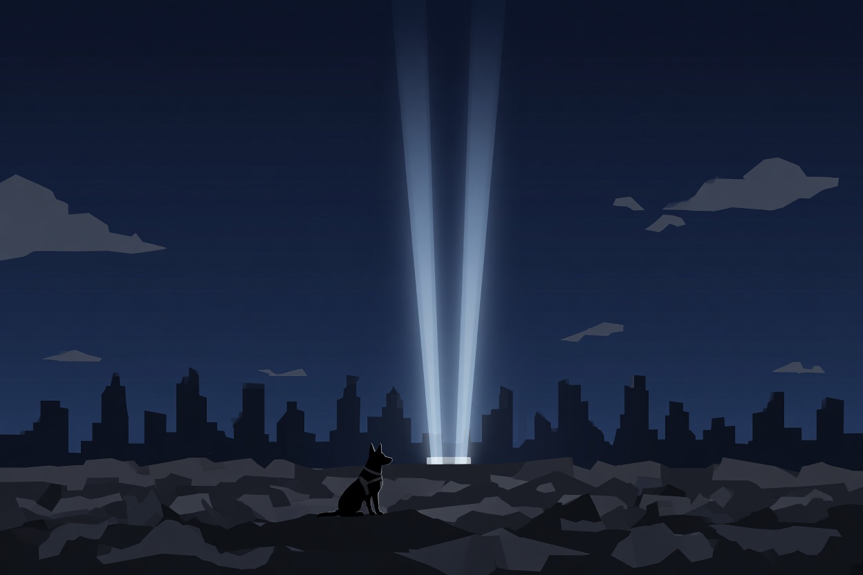 Rescue dogs and first responders mark 9/11's 25th anniversary
