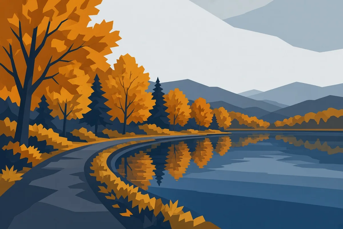 Reporter Captures Seasonal Colors at Jamestown Reservoir